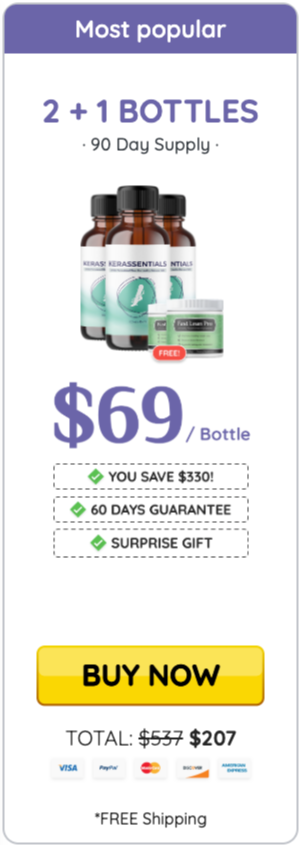 Kerassentials Buy 3 Bottles